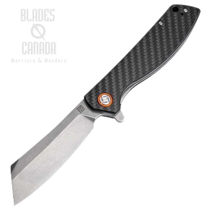 Artisan Cutlery Tomahawk Flipper Folding Knife, D2, Carbon Fiber, 1815PCF