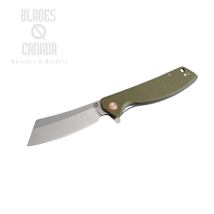 Artisan Cutlery Tomahawk Flipper Folding Knife, D2, G10 OD, 1815P-GNF