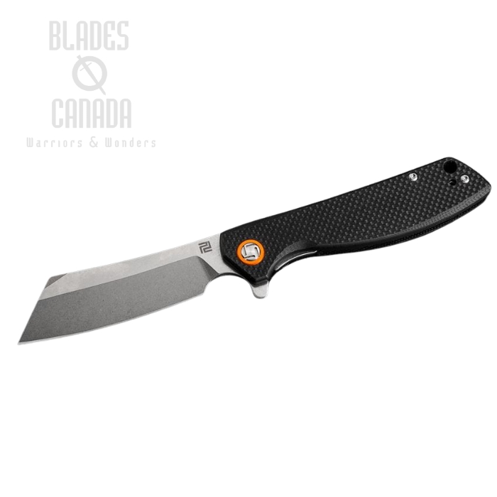 Artisan Cutlery Tomahawk Flipper Folding Knife, D2, G10 Black, 1815PSBKF