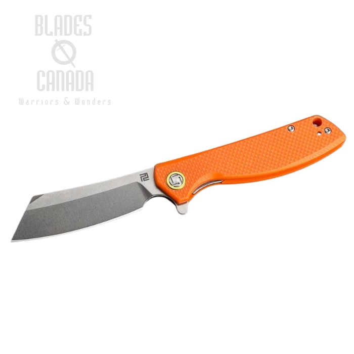 Artisan Cutlery Tomahawk Flipper Folding Knife, D2, G10 Orange, 1815PS-OEF