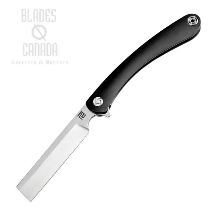 Artisan Cutlery Orthodox Flipper Framelock Knife, S35VN, Titanium Black, 1817G-SBKS