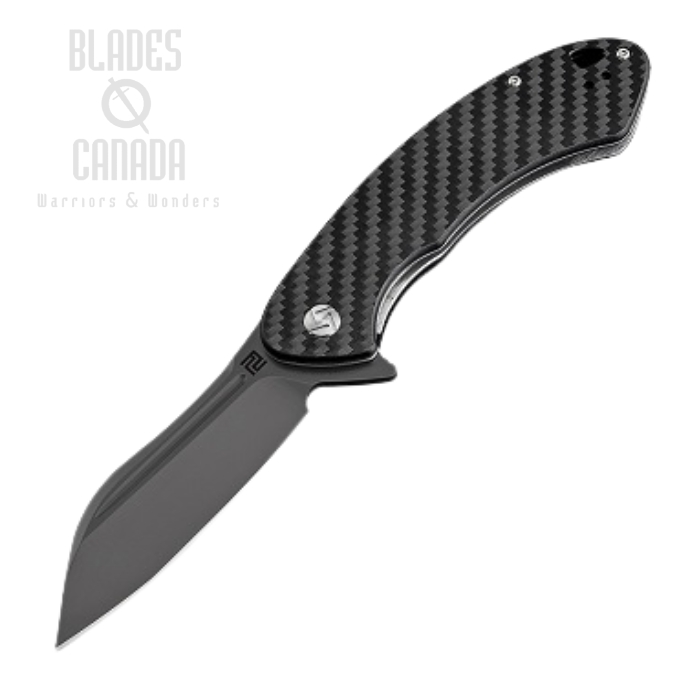 Artisan Cutlery Immortal Flipper Folding Knife, D2, Carbon Fiber, 1818PBCF