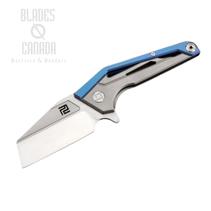 Artisan Cutlery Ravine Flipper Framelock Knife, M390, Titanium, 1819G-BUM