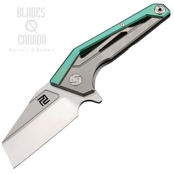 Artisan Cutlery Ravine Flipper Framelock Knife, S35VN, Titanium, 1819GGNS