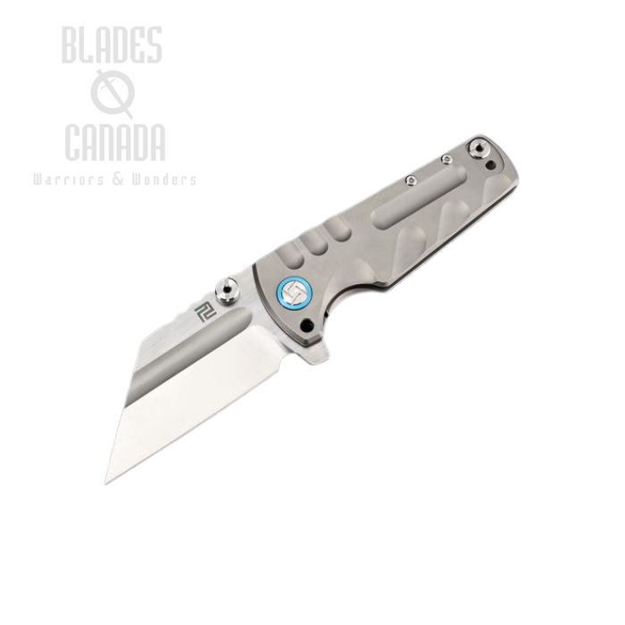Artisan Cutlery Proponent Flipper Framelock Knife, S35VN, Titanium, 1820G-GYS