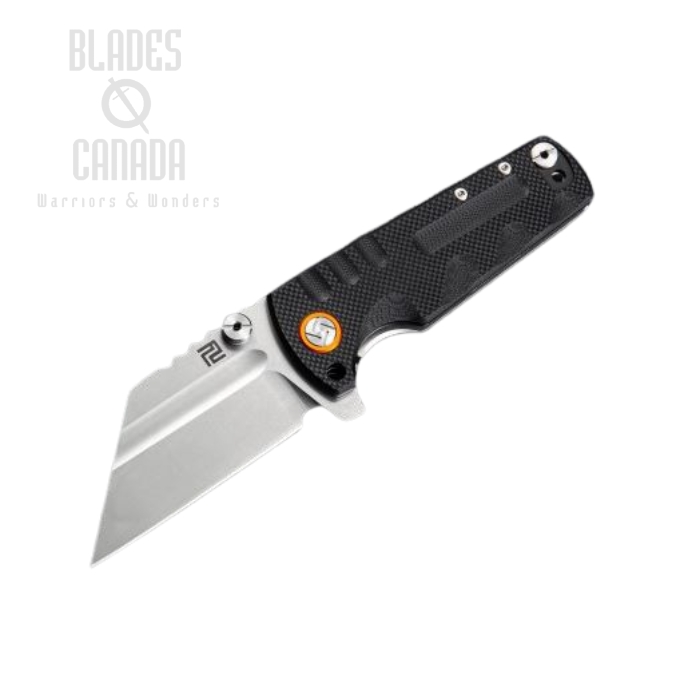 Artisan Cutlery Proponent Flipper Folding Knife, D2, G10 Black, 1820P-BKF