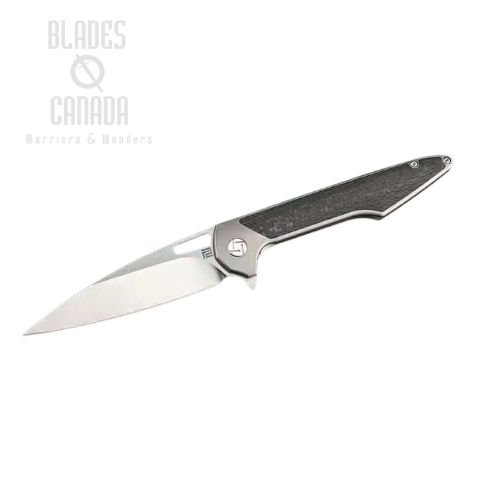 Artisan Cutlery Archaeo Flipper Framelock Knife, M390, Titanium/CF, 1821GGYM