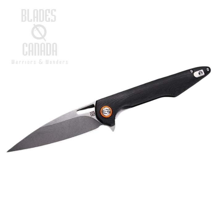 Artisan Cutlery Archaeo Flipper Folding Knife, D2, G10 Black, 1821P-BKC