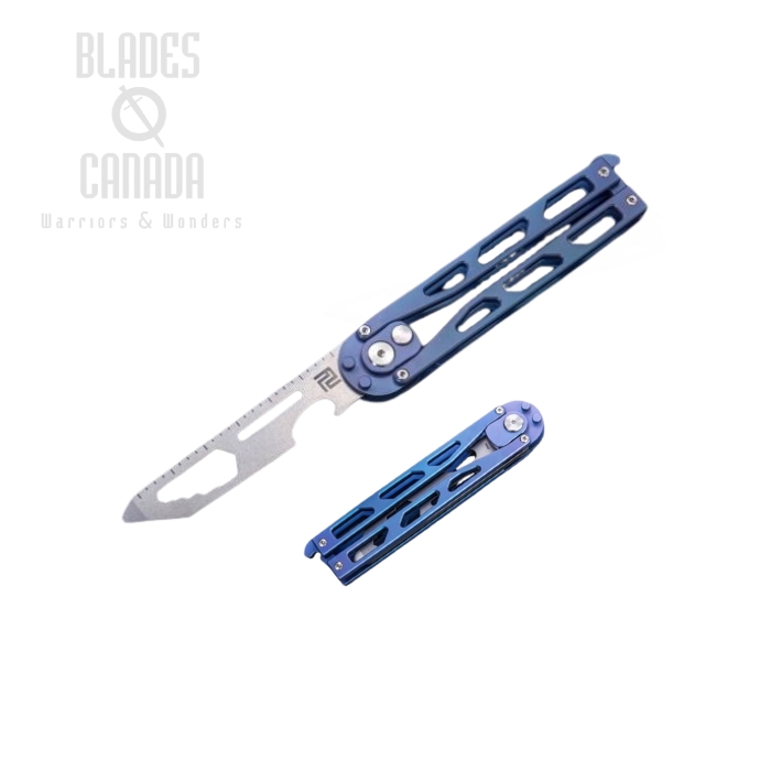 Artisan Cutlery Small Kinetic Tool, Titanium Blue, 1823GS-BU