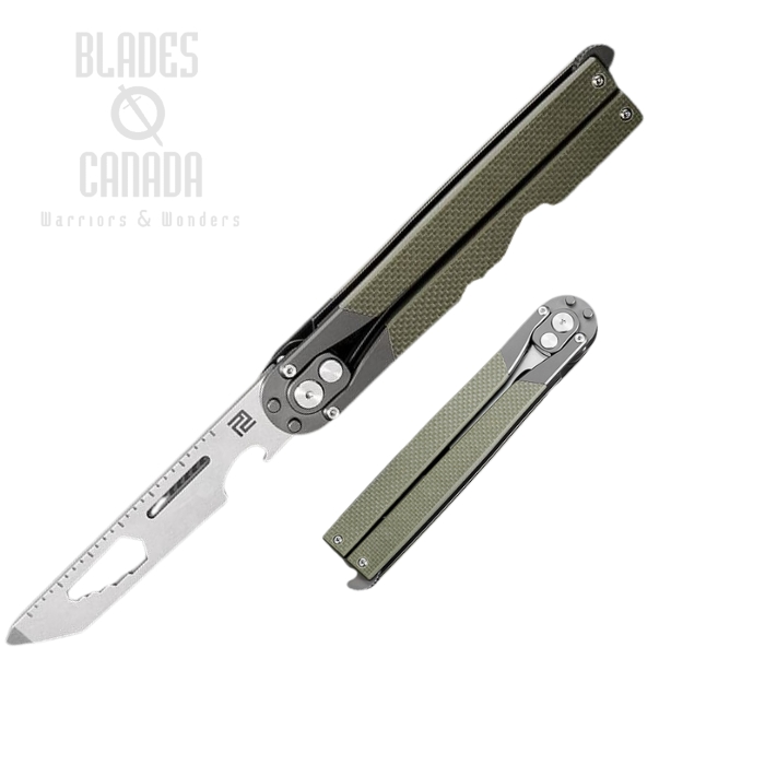Artisan Cutlery Kinetic Tool Flat, G10 Green, 1823P-GNF