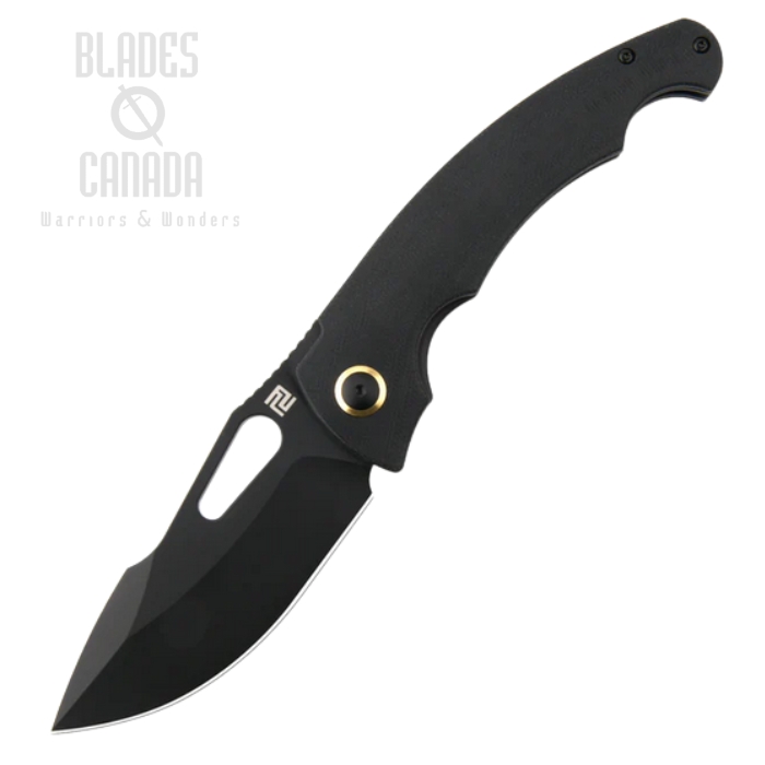 Artisan Cutlery Xcellerator Folding Knife, AR-RPM9 Black, Micarta Black, 1860P-BMBK
