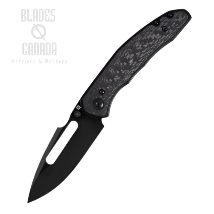 Artisan Cutlery Building the Boa Framelock Folding Knife, S35VN Black, Carbon Fiber, 1862G-CF