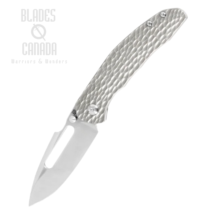 Artisan Cutlery Building The BOA Framelock Folding Knife, S35VN, Titanium Stippled, 1862G-FGY