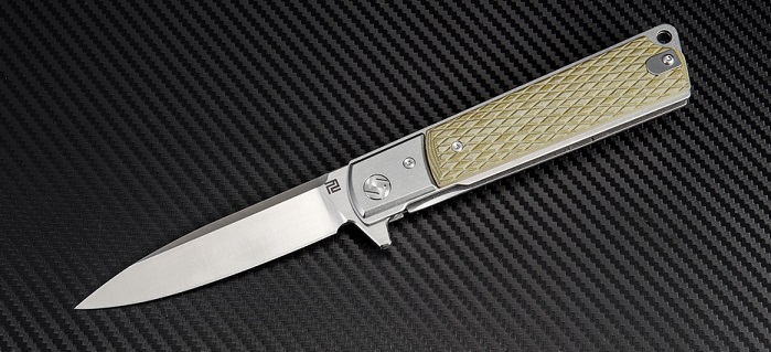 Artisan Cutlery Classic Flipper Folding Knife, S35VN, 440C/G10 Green, 1802G-GNS