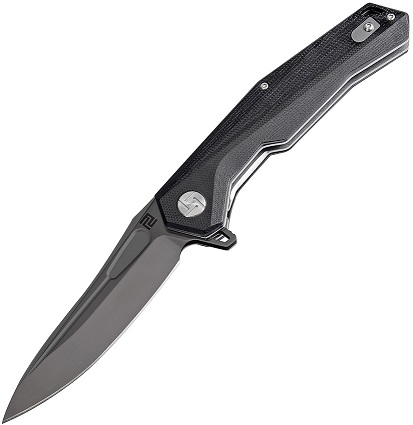 Artisan Cutlery Zumwalt Flipper Folding Knife, D2, G10 Black, 1808PBBKC - Click Image to Close