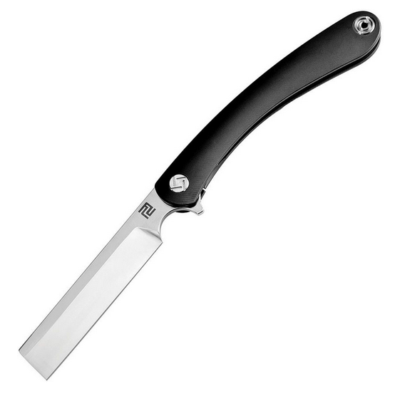 Artisan Cutlery Orthodox Flipper Framelock Knife, M390, Titanium Black, 1817GSBKM
