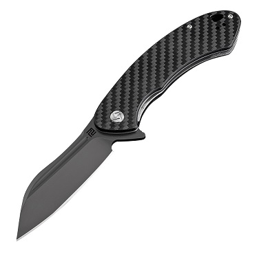 Artisan Cutlery Immortal Flipper Folding Knife, D2, Carbon Fiber, 1818PBCF - Click Image to Close