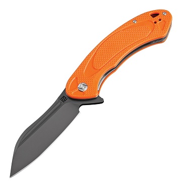 Artisan Cutlery Immortal Flipper Folding Knife, D2, G10 Orange, 1818PBOEF - Click Image to Close