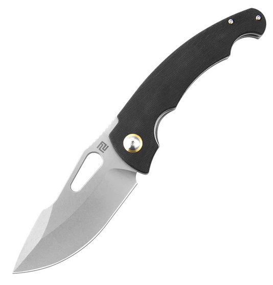 Artisan Cutlery Xcellerator Folding Knife, AR-RPM9 SW, Micarta Black, 1860P-MBK