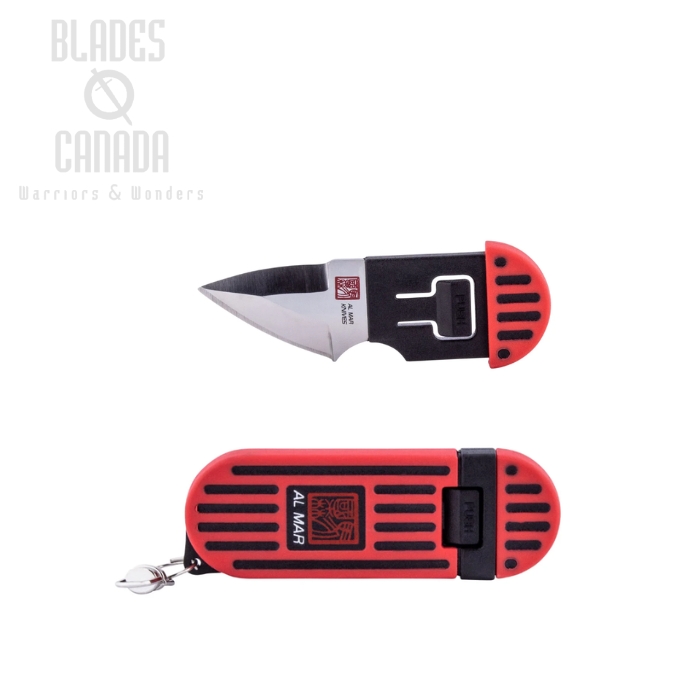 (image for) Al Mar Stinger Keychain Knife, D2, Red, AMK1001RBK