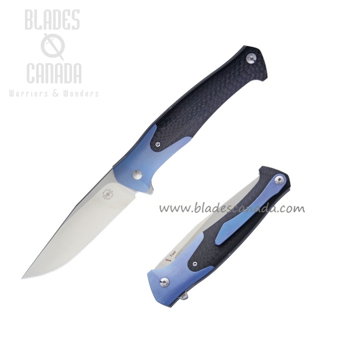 (image for) Amare Track Flipper Folding Knife, CMP-S35VN, Carbon Fiber, AMR201809
