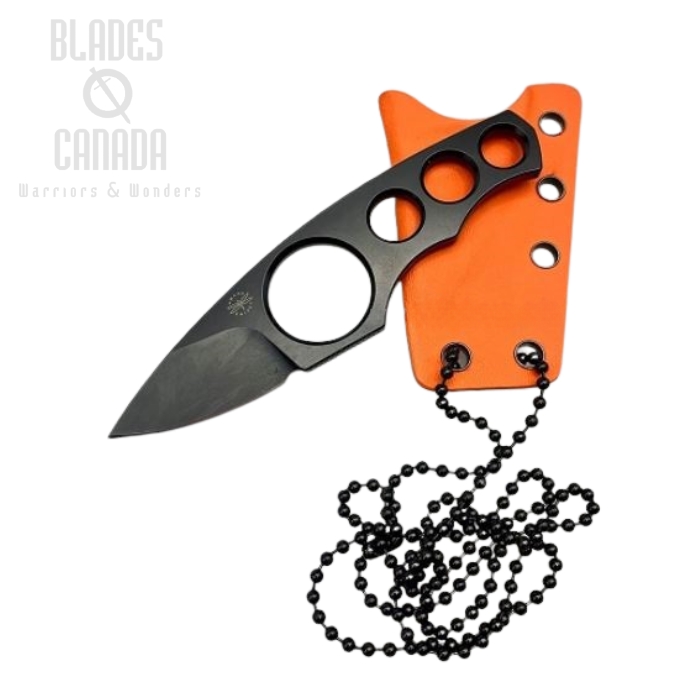 (image for) Amare A-Max Skeleton Fixed Blade, Sandvik 14C28N, PVD Black, AMR201904