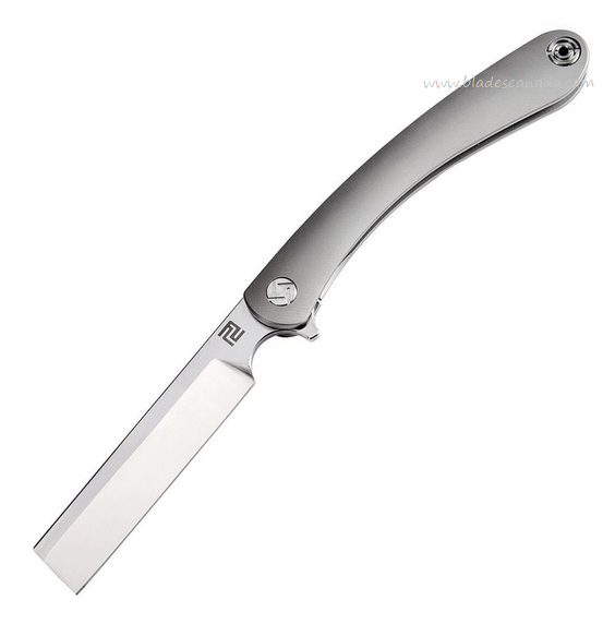 Artisan Cutlery Orthodox Flipper Framelock Knife, M390, Titanium, 1817G-SGYM