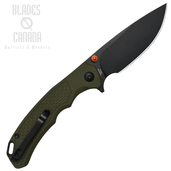 (image for) Artisan Cutlery Tradition V2 Flipper Folding Knife, AR-RPM9 Black, G10 Green, 1702M-BGN