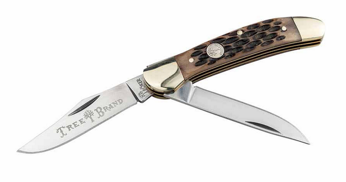 Boker Solingen Traditional Series 2.0 Slipjoint Folding Knife, D2, Copperhead Bone, 110861