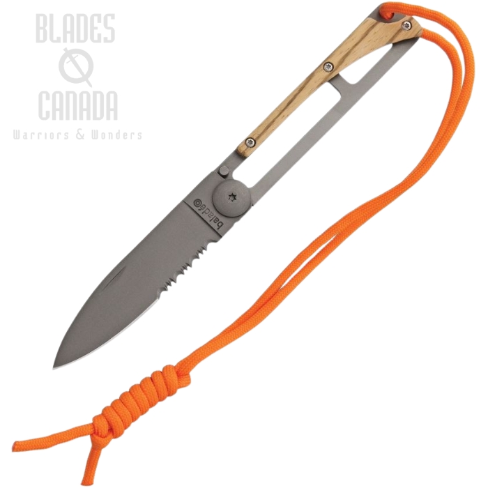 Baladeo Papagayo Skinny Folding Knife, 420 Stainless, Zebrano Wood, BALECO320 Baladeo Papagayo Skinny Folding Knife, 420 Stainless, Zebrano Wood, BALECO320