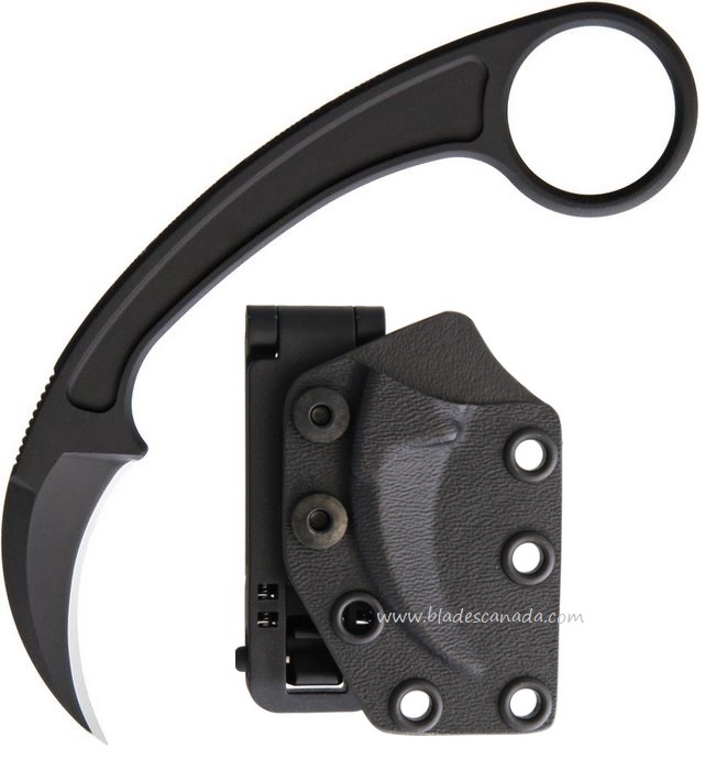 Bastinelli Pika Karambit Fixed Blade Knife, N690Co, Kydex Sheath, BC-12B - Click Image to Close