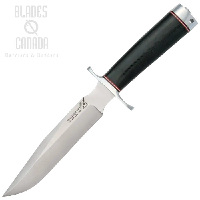 Blackjack Classic Model 7 Fixed Blade Knife, A2, Micarta Black, B7BM