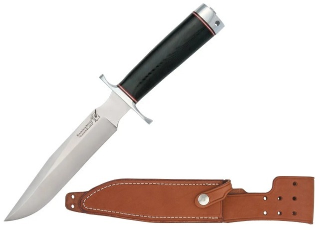 Blackjack Classic Model 7 Fixed Blade Knife, A2, Micarta Black, B7BM