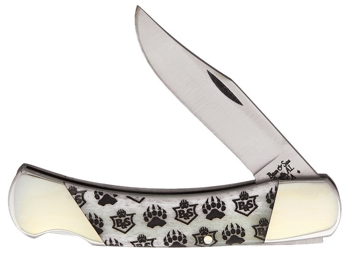 Bear & Son Lockback Folding Knife, Bone Handle, BCWBJB05 - Click Image to Close