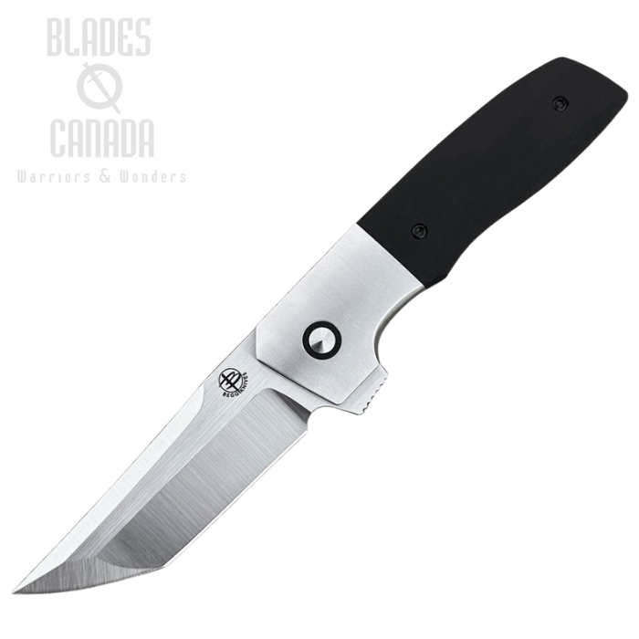 Begg Knives Seishin Bolster Lock Folding Knife, VG10 Satin, G10 Black, BG052 Begg Knives Seishin Bolster Lock Folding Knife, VG10 Satin, G10 Black, BG052