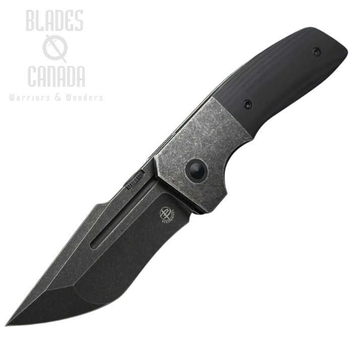 Begg One Bolster Lock Folding Knife, VG10 Black SW, G10 Black, BG064 Begg One Bolster Lock Folding Knife, VG10 Black SW, G10 Black, BG064