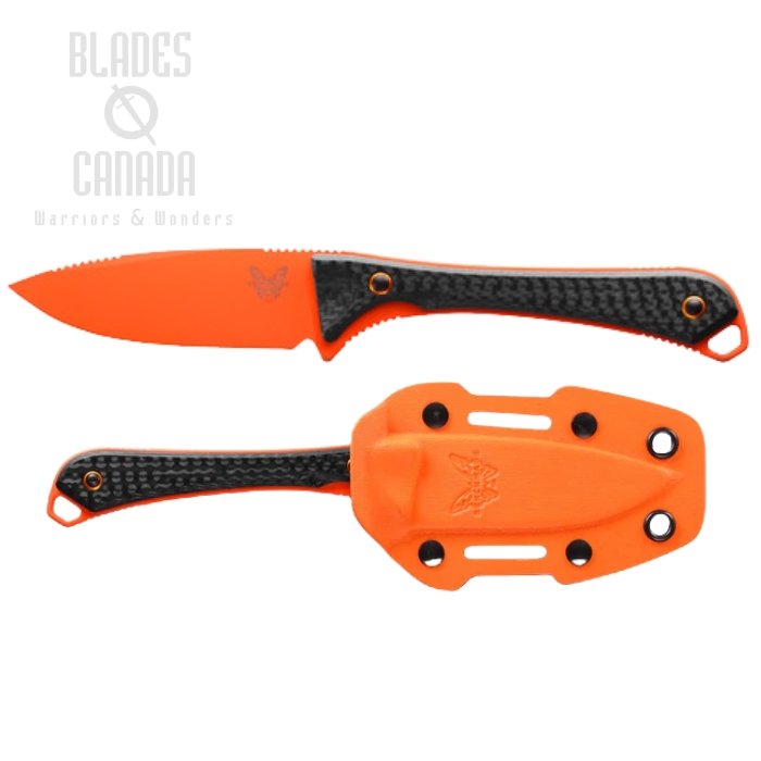 (image for) Benchmade Altitude Fixed Blade Knife, CPM-S90V, Carbon Fiber, 15201OR