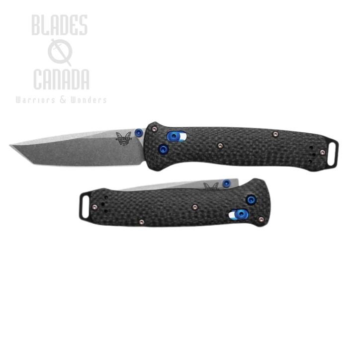 Benchmade Bailout Axis Lock Folding Knife, M390 Stainless, Carbon Fiber Handle, 537-09