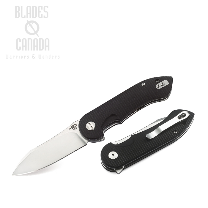 Bestech Torpedo Flipper Folding Knife, D2 Two-Tone, G10 Black, BG17A1