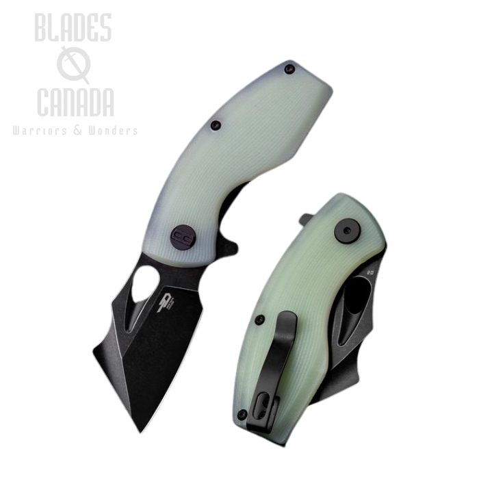 Bestech Lizard Flipper Folding Knife, D2 Stonewash, G10 Jade, BG39E