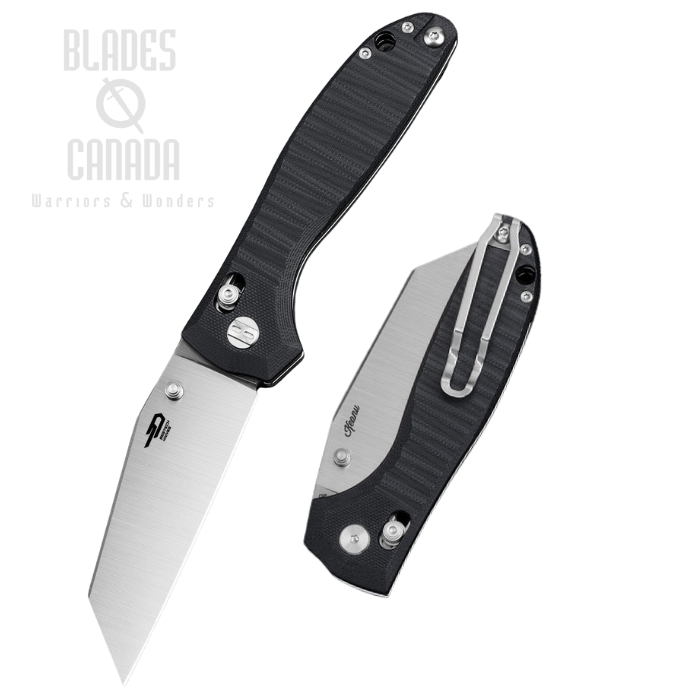 Bestech Liger B-Lock Folding Knife, D2 Satin, G10 Black, BG61A