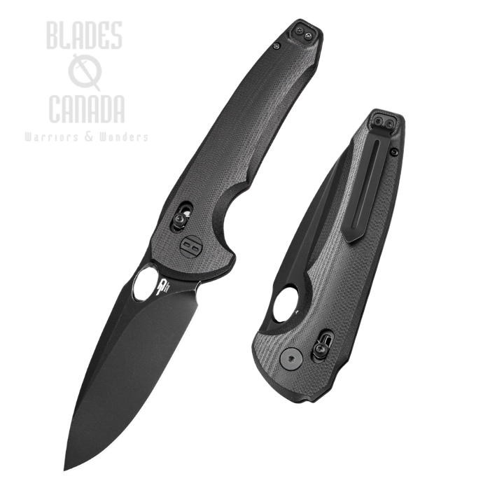 (image for) Bestech Noctar Bar Lock Folding Knife, 14C28N Black SW, G10 Black, BG66H