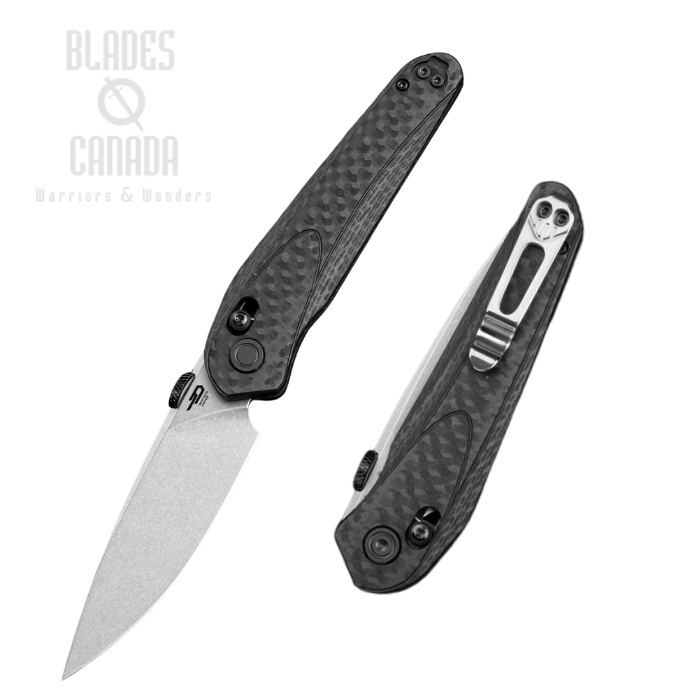 (image for) Bestech Mothus Bar Lock Folding Knife, 14C28N Stonewash, G10 Black, BG67A