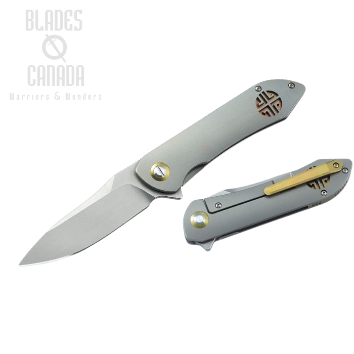 Bestech Emperor Flipper Framelock Knife, S35VN, Titanium, BT1703A