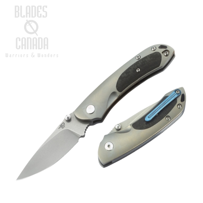 Bestech Junzi Slipjoint Folding Knife, S35VN SW, Titanium, BT1809A