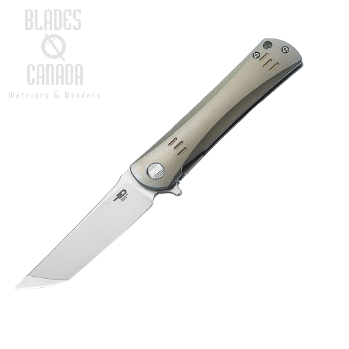 Bestech Kendo Flipper Framelock Knife, S35VN, Titanium, BT1903C