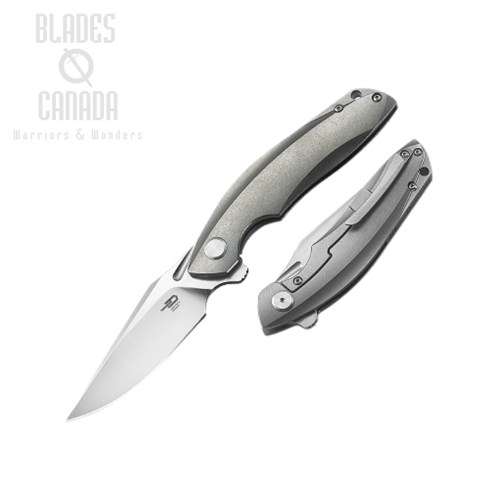 Bestech Ghost Flipper Framelock Knife, S35VN, Titanium, BT1905A