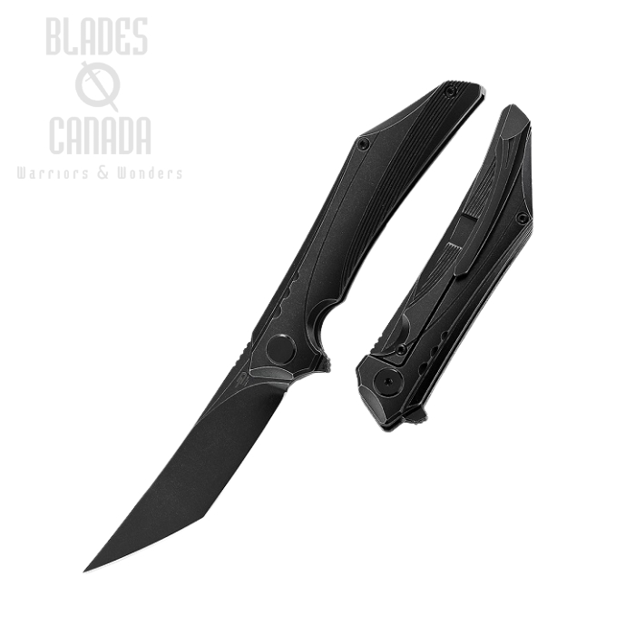 Bestech Kamoza Flipper Framelock Knife, M390 Tanto, Titanium, BT1911B