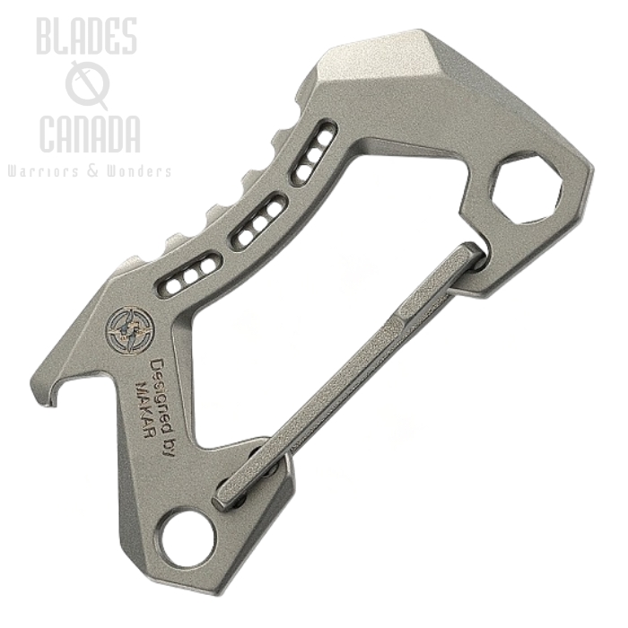 Bestechman Carabiner, Titanium Grey, M15A