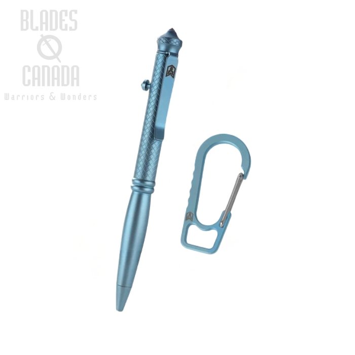 Bestechman Scribe Pen, Titanium with Glass Breaker & Carabiner, BM17B